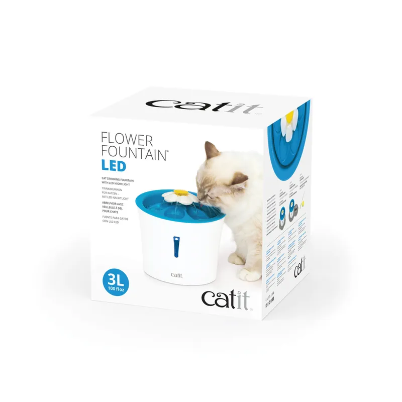catit LED Blumentrinkbrunnen 3 l Versand Am Gleichen Tag